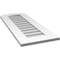 Ekena Millwork Arch Top Surface Mount PVC Gable Vent: Functional, w/ 3-1/2"W x 1"P Standard Frame, 14"W x 36"H GVPAR14X3601SF - alternate 3